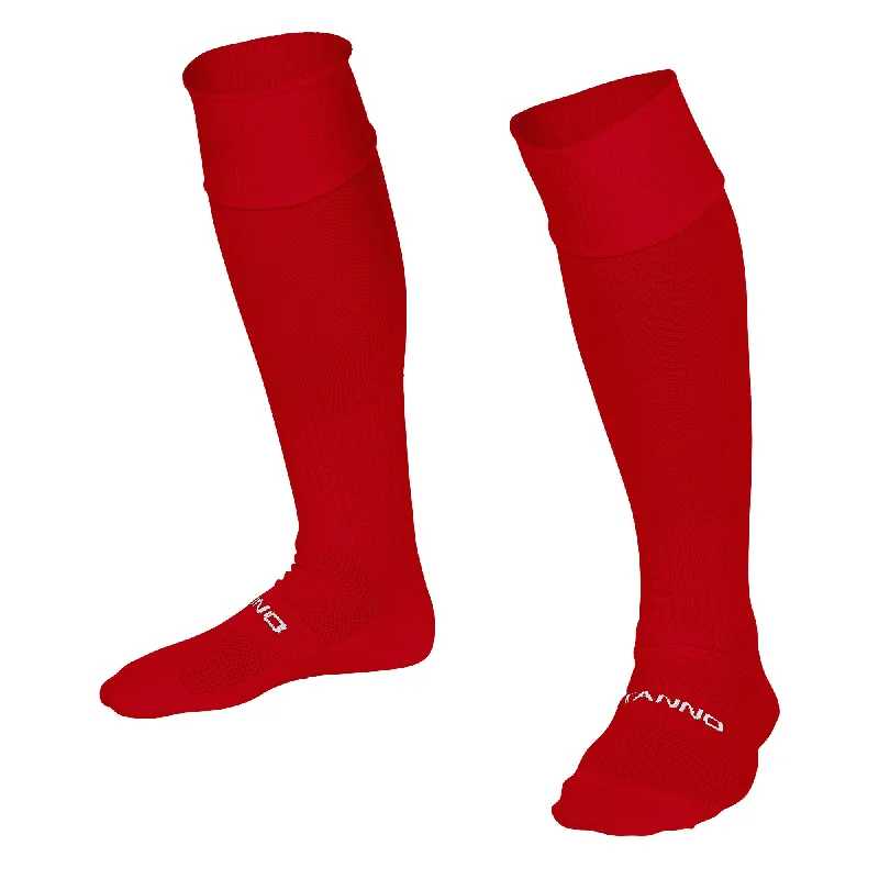 Antibacterial Bamboo Fiber Sock-Stanno Park Football Sock (Red)