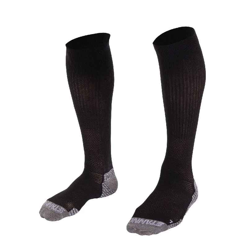 Moisture-Wicking Sport Sock-Stanno Prime Compression Sock (black)