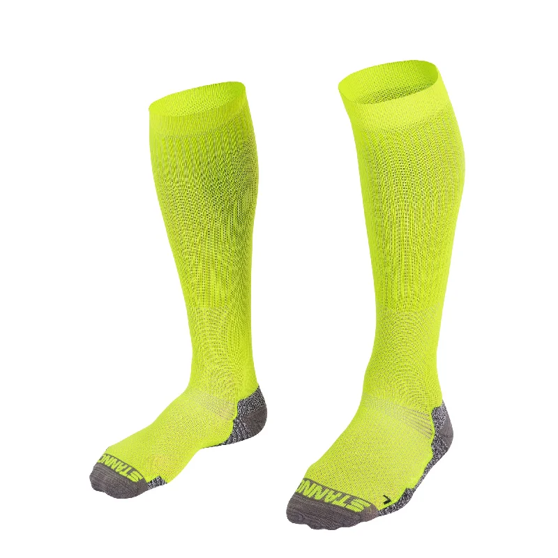 Breathable Ankle Sock-Stanno Prime Compression Sock (Neon Yellow)