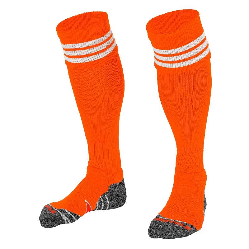 Super Warm Heated Sock-Stanno Ring Football Sock (Orange/White)