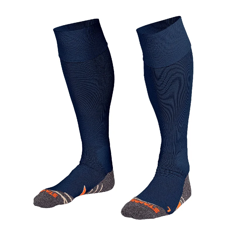 Antibacterial Copper Infused Sock-Stanno Uni II Football Sock (Navy)