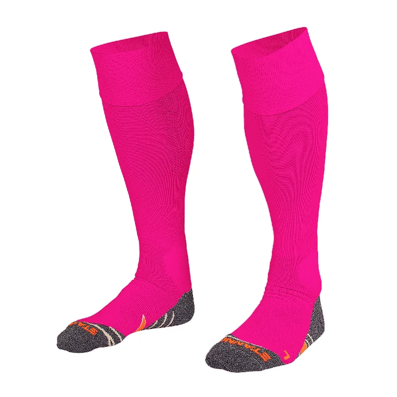 Funky Geometric Print Sock-Stanno Uni II Football Sock (Neon Pink)