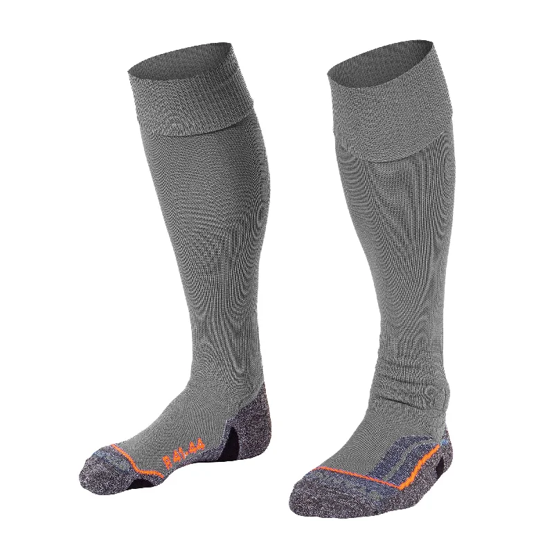 Trendy Mid-Calf Everyday Sock-Stanno Uni Pro Football Sock (Grey)