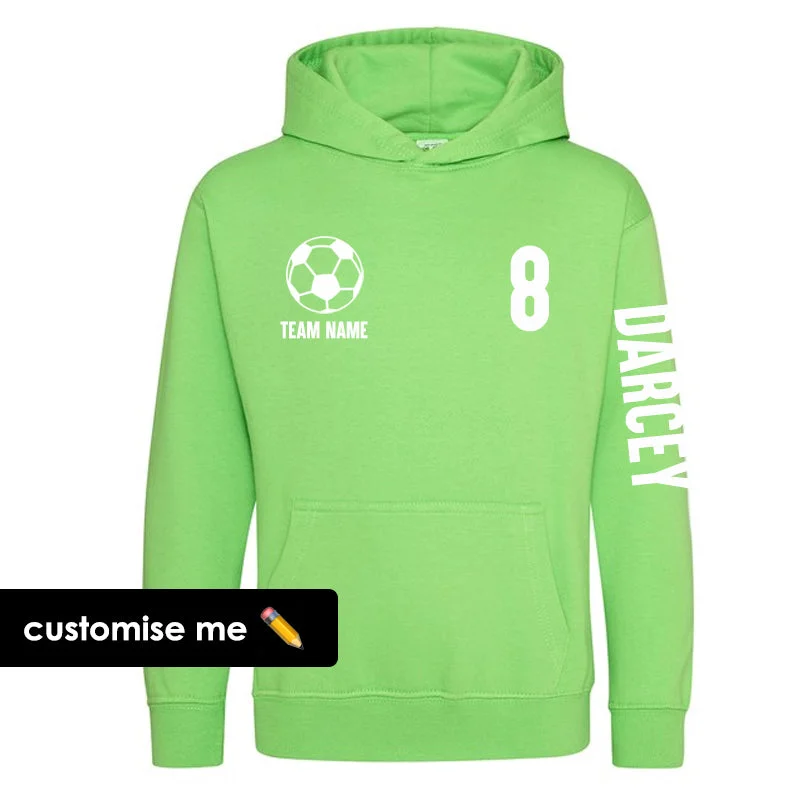 Hoodie for outdoor BBQ partiesTeamKitz Core Football Team Sleeve Hoodie