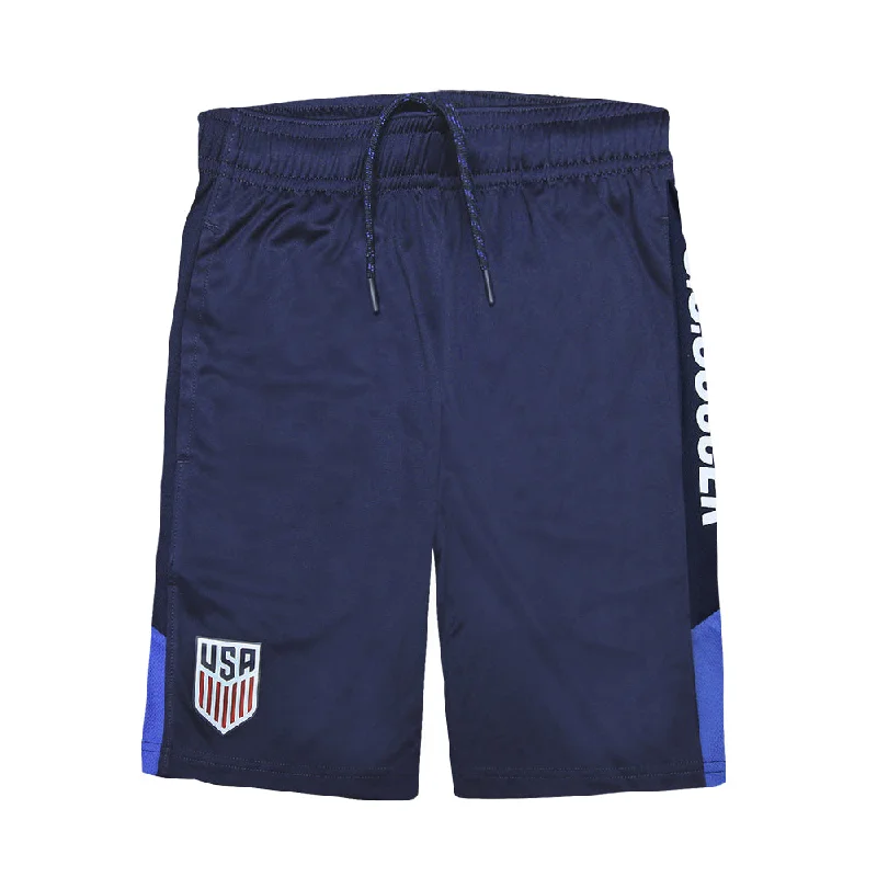 Shorts For Birthday Fun-U.S. Soccer Team Youth Running Logo Shorts