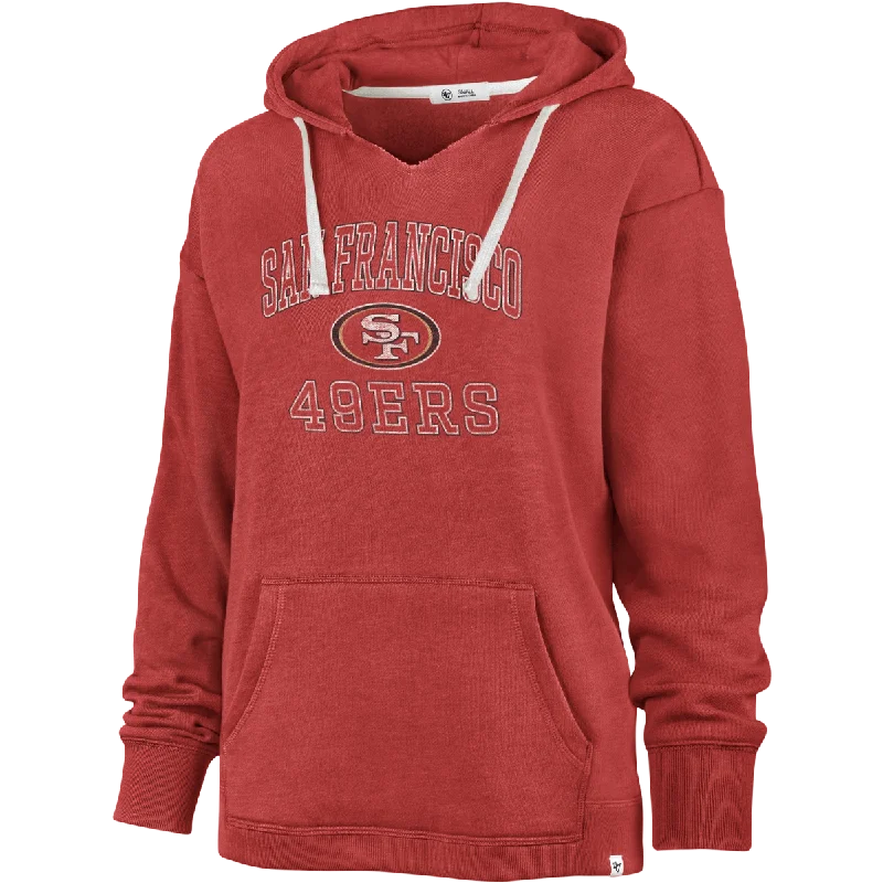 Hoodie with superhero logo printWomen's 49ers Clarity Kennedy Hoodie