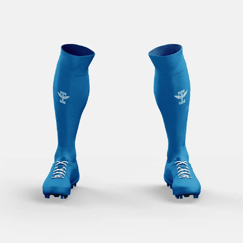 Extra Padded Hiking Sock-White Eagles SC Blue Socks