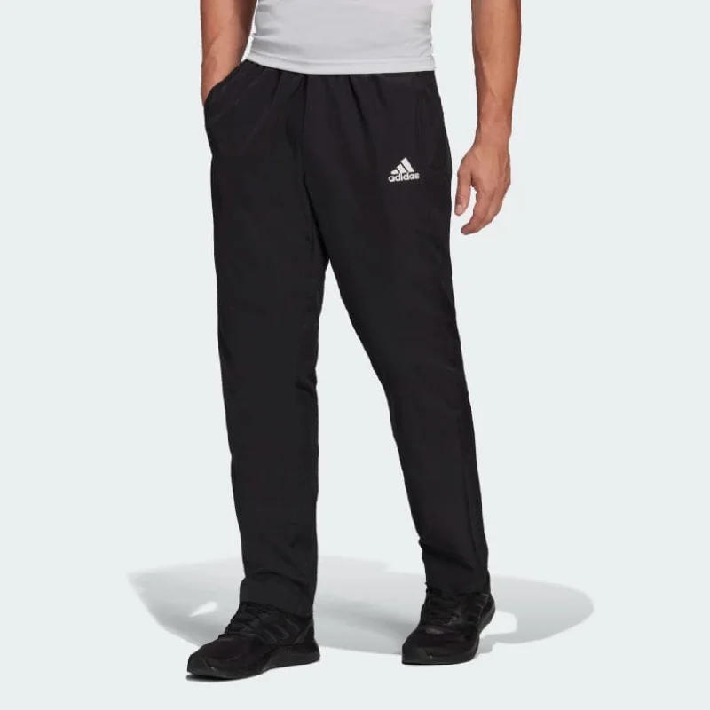 Trendy Satin Lounge Pants-Adidas Aeroready Designed To Move Men Training Pant Black