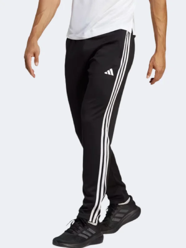 Classic Denim Work Pants-Adidas Essential Base 3Pt Men Training Pant Black/White