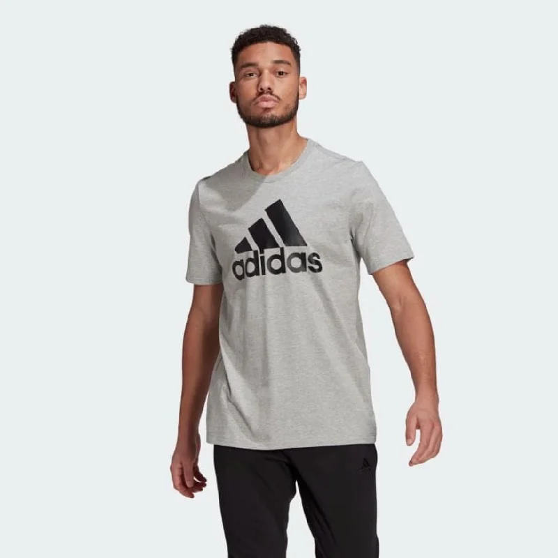 Elegant Formal Slim Pants-Adidas Essentials Big Logo Men Lifestyle Pant Grey/Black