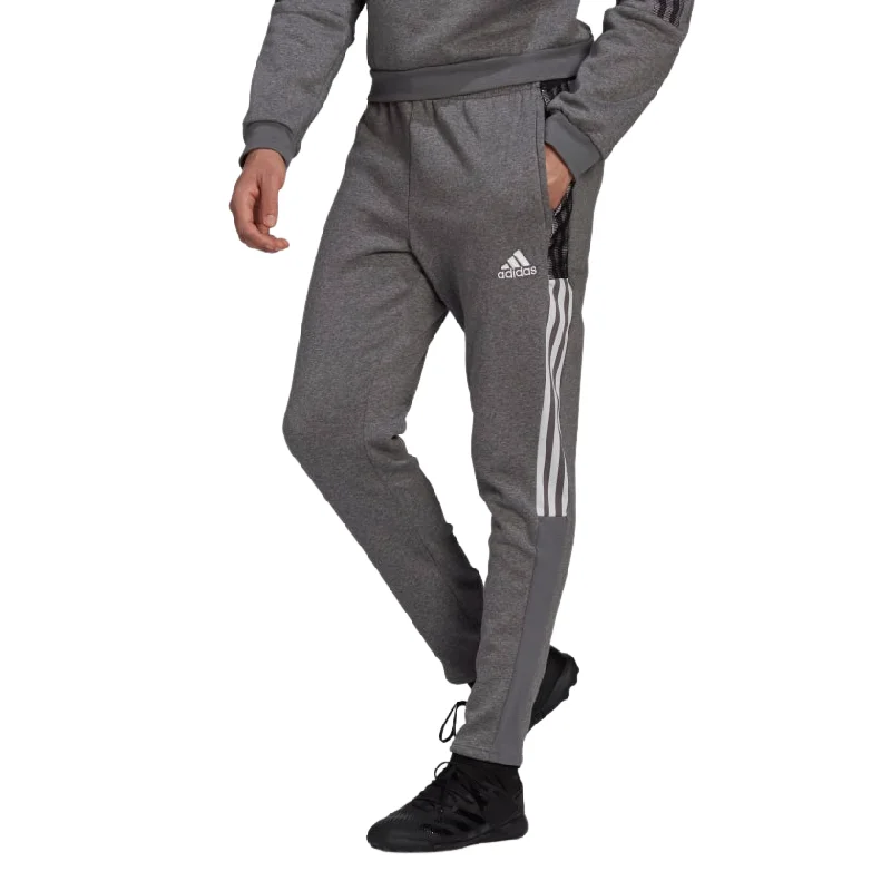 Sleek and Sophisticated Pants-ADIDAS TIRO 21 SWEAT PANTS-GREY/WHITE