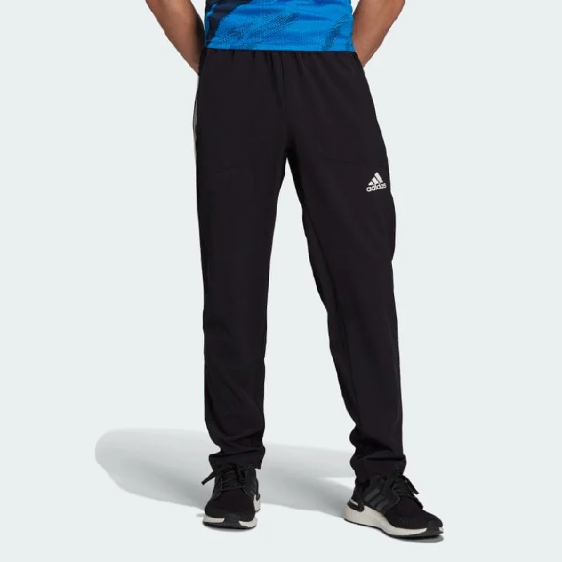 Practical Multi-Zipper Cargo Pants-Adidas Train Icons Men Training Pant Black