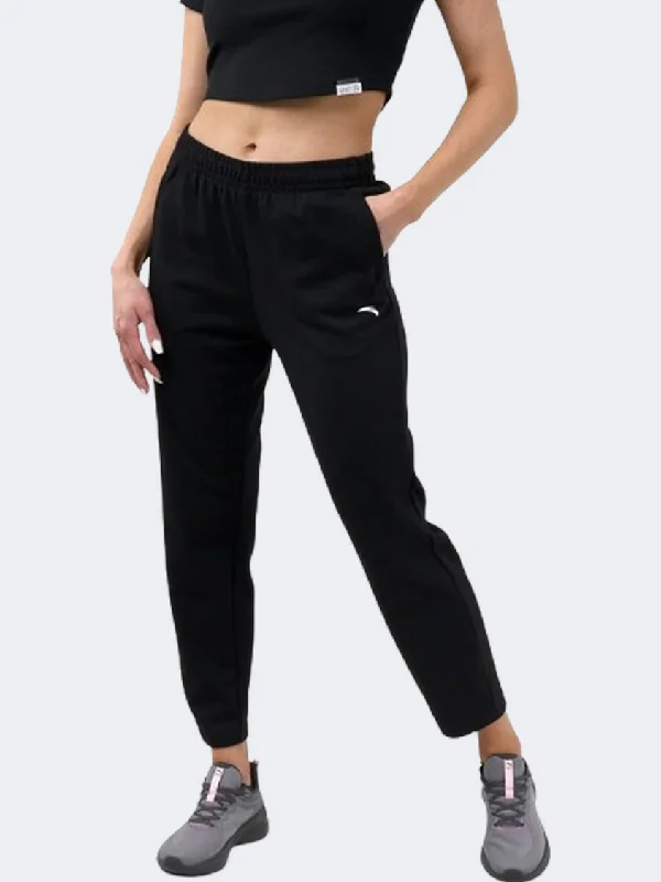 Ultra-Stretch Skinny Pants-Anta Classic Knit  Women Training Pant Black