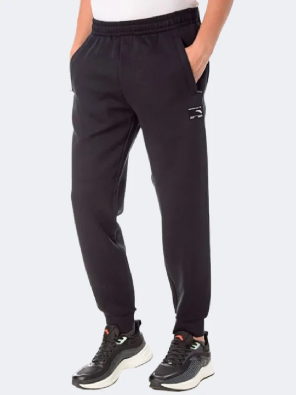 Sleek Monochrome Dress Pants-Anta Classic Men Training Pant Black