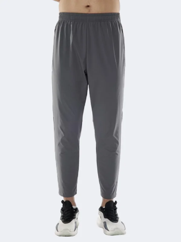 Edgy High-Shine Vinyl Pants-Anta  Men Running Ankle Pant Grey