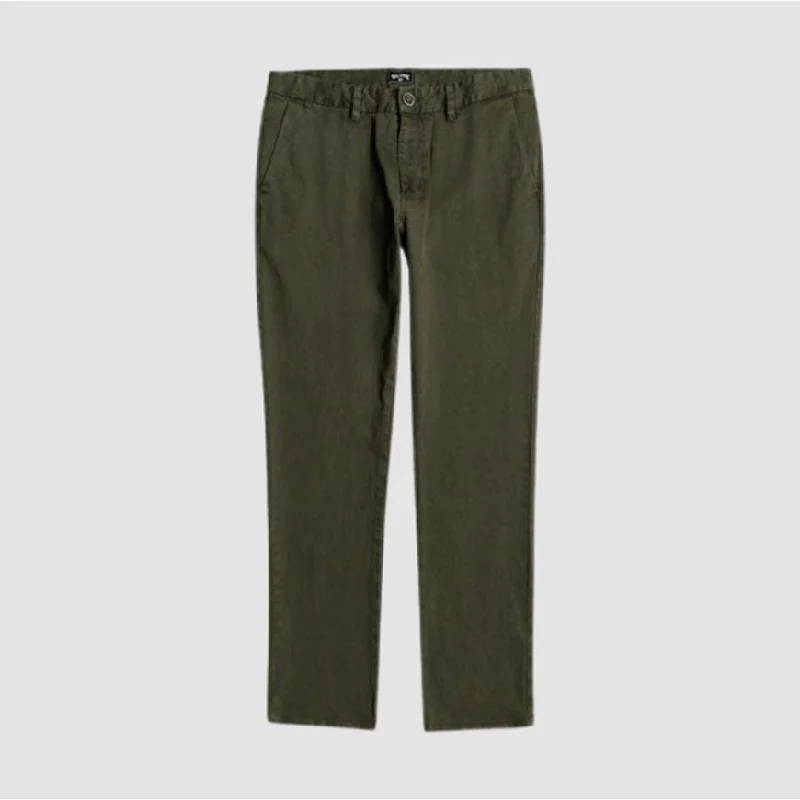 Elegant Draped Wide Pants-Billabong 73 Chino Men Lifestyle Pant Dark Oli Ve