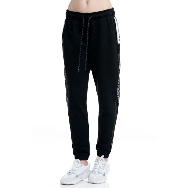 All-Season Work Pants-Bodytalk Women's loose sweatpants 'Luxury Redefined' Black 905000-00100