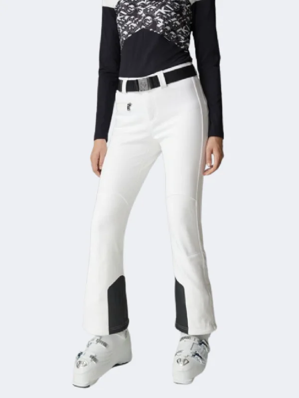 Soft Cashmere Lounge Pants-Bogner Madei Women Skiing Pant Off White