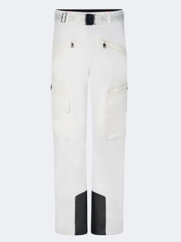 UV Protection Outdoor Pants-Bogner Nori Men Skiing Pant Off White