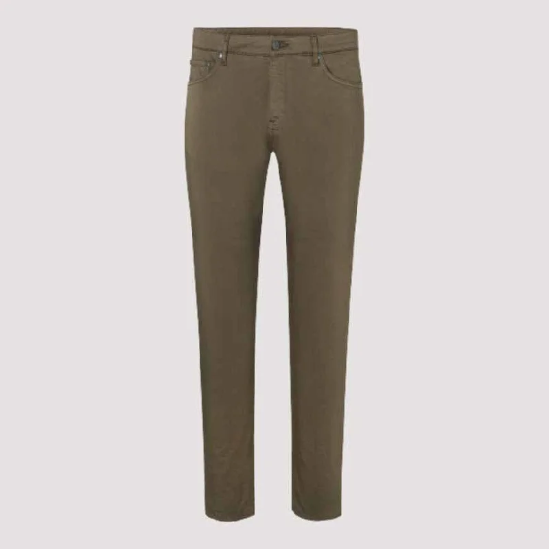 Retro High-Waist Bell Bottom Pants-Bogner Rob Men Lifestyle Pant Beige