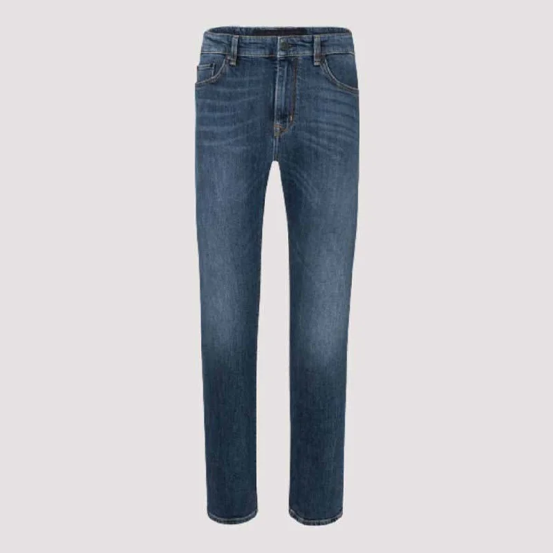 Ultra-Stretch Slim Fit Pants-Bogner Rob Men Lifestyle Pant Denim