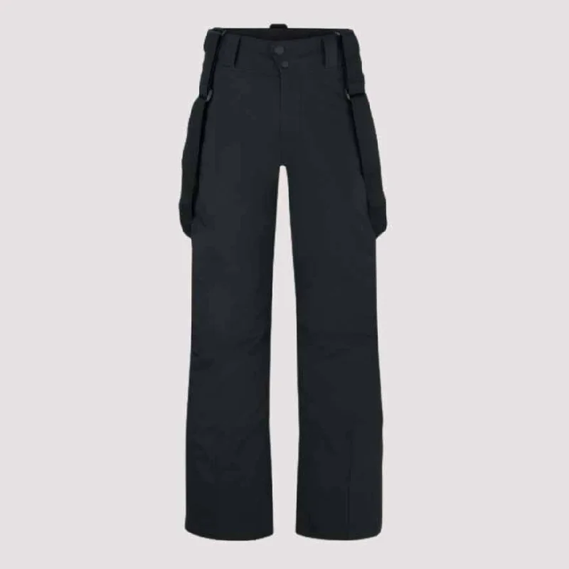 Tapered Fit Cotton Pants-Bogner Scott Men Skiing Pant Black