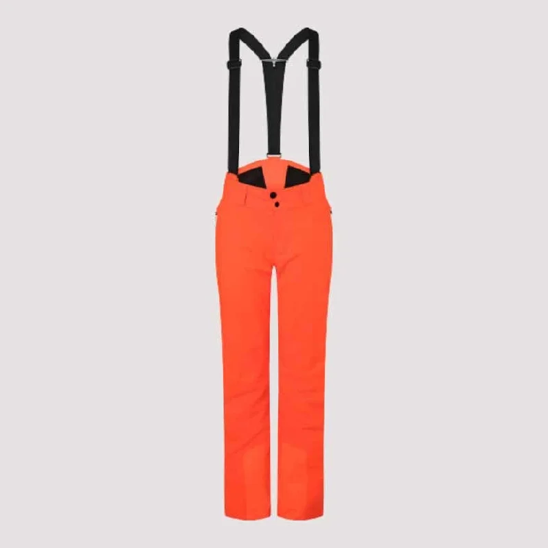 Fashionable Plaid Suit Pants-Bogner Scott Men Skiing Pant Orange