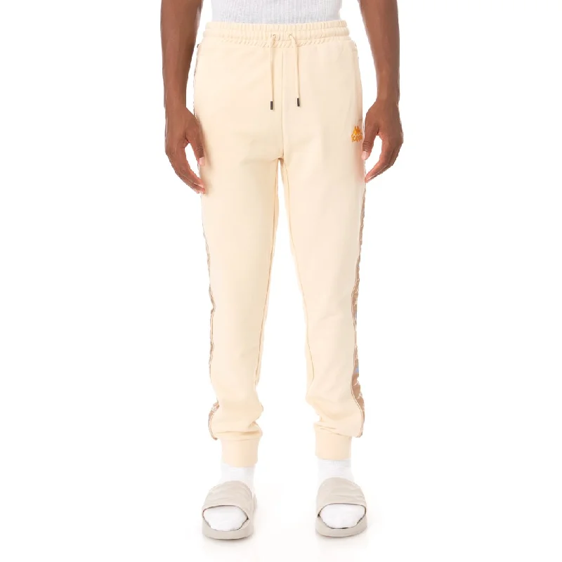 Soft Stretch Lounge Pants-KAPPA 222 BANDA ALANZ 3 SWEATPANTS - BEIGE