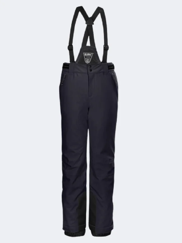 Trendy Ankle-Length Pants-Killtec Ksw 77 Girls Skiing Pant Black/Blue