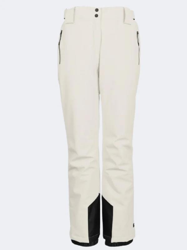 Timeless Cropped Suit Pants-Killtec Ksw 94 Women Skiing Pant White