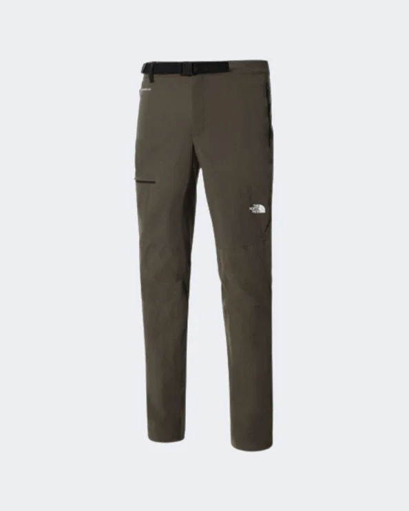 Slim Fit Jeans Pants-The North Face Lightning Men Hiking Pant Taupe Green