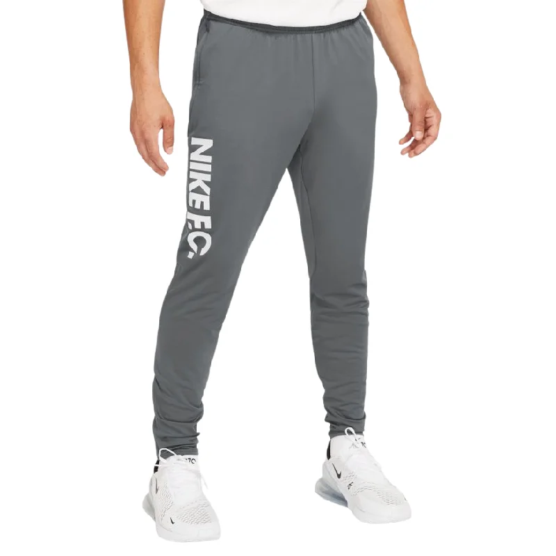 Sweat-Wicking Performance Pants-Nike F.C. Essential Men's Soccer Pants-GREY