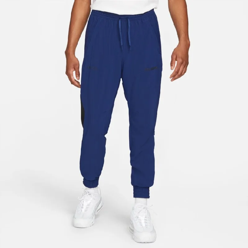 Fashionable Ripped Denim Pants-Nike F.C Joga Bontio Woven Trackpant-Navy