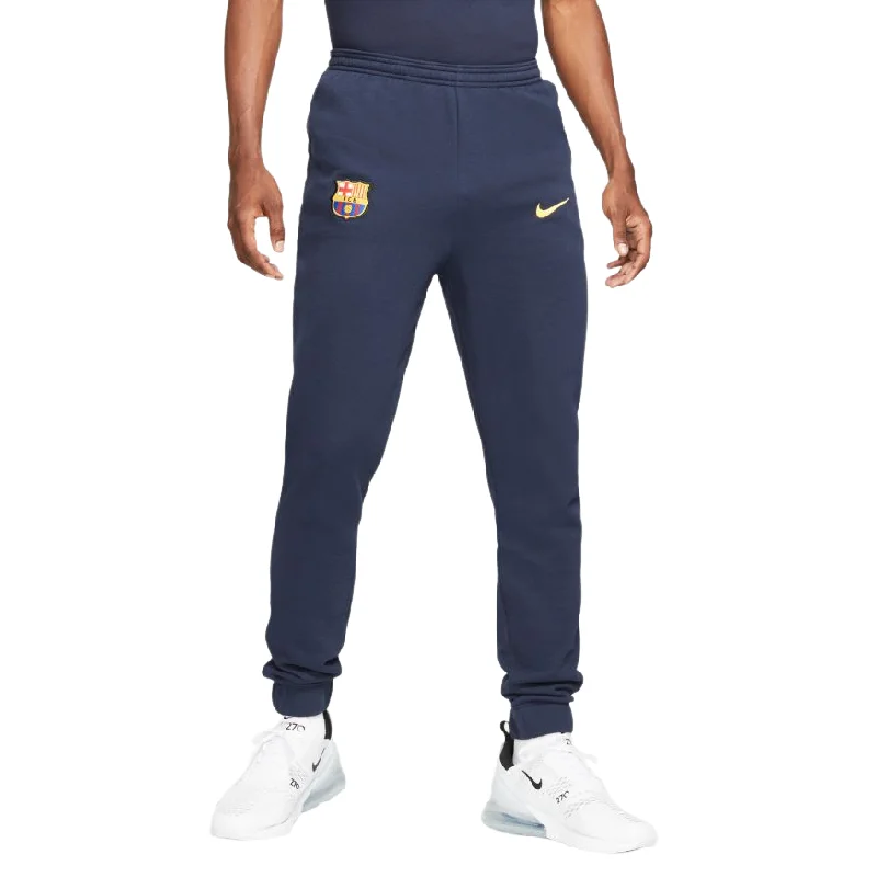 Soft Breathable Lounge Pants-Nike FC Barcelona Men's French Terry Soccer Pants