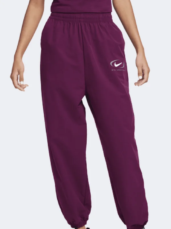 Modern Minimalist Pants-Nike Joggers Women Lifestyle Pant Bordeaux