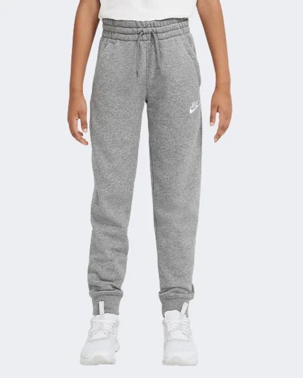 Everyday Relaxed Fit Pants-Nike Sportswear Club Boys Lifestyle Pant Carbon Heather