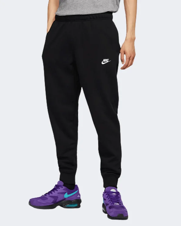 Classic Stretch Denim Pants-Nike Sportswear Club Jogger Men Lifestyle Pant Black