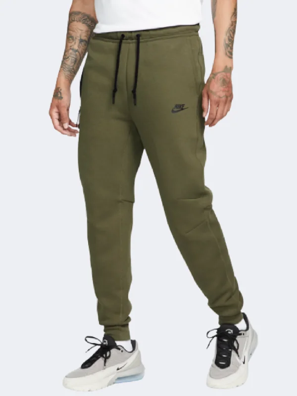 Functional Breathable Tactical Pants-Nike Tech Fleece Men Lifestyle Lifestyle Pant Olive/Black