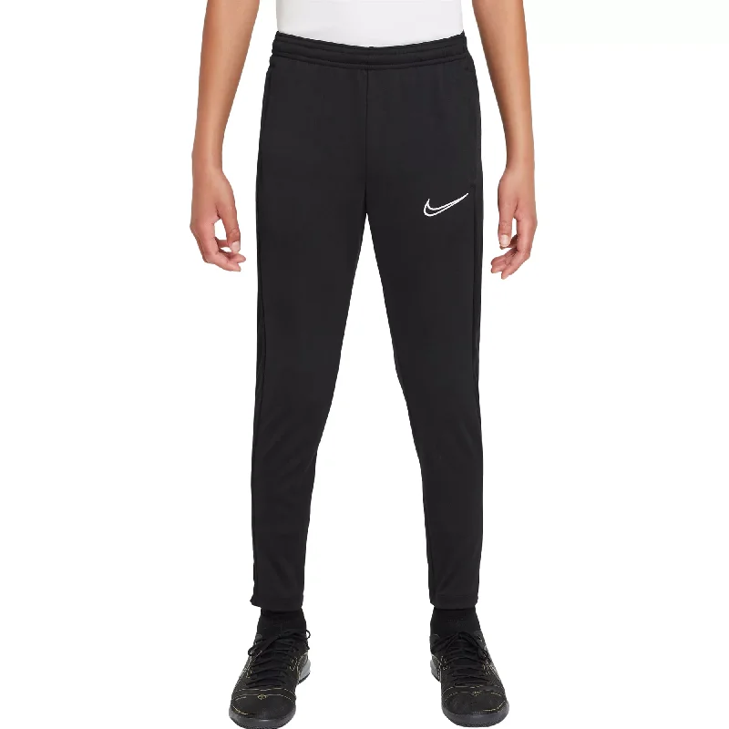 Edgy Biker Leather Pants-Nike Youth Dri Fit Academy Pant (Black/White)