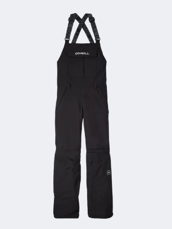 Minimalist Streetwear Pants-ONeill Bib Boys Skiing Pant Black Out