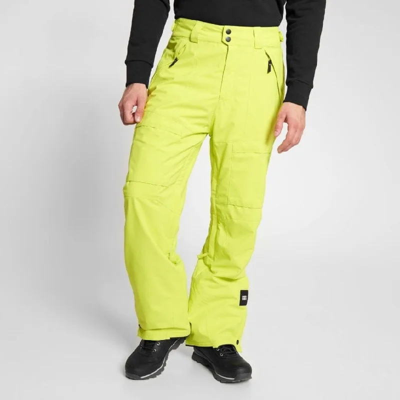 Ultra-Flexible Workout Pants-O'Neill Cargo Men Skiing Pant Lime Punch