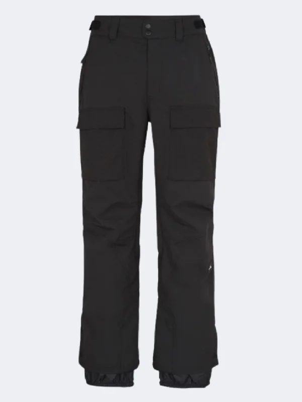 Sporty Elastic Cuff Pants-ONeill Utility Men Skiing Pant Black Out