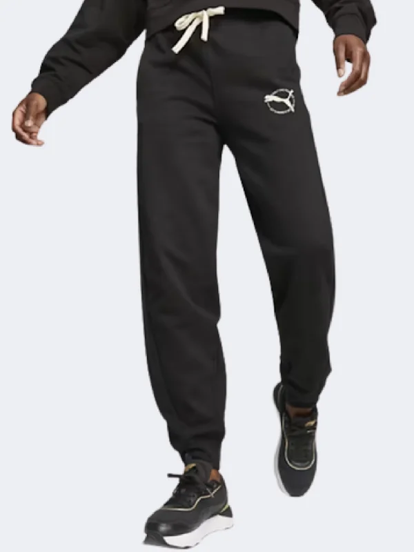 Sporty Jogger Pants-Puma Better Sportswear Women Lifestyle Pant Black