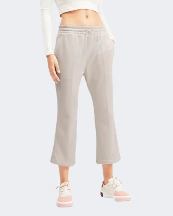 Smart Casual Office Pants-Puma Classics Kick Flare Knitted Women Lifestyle Pant Pastel