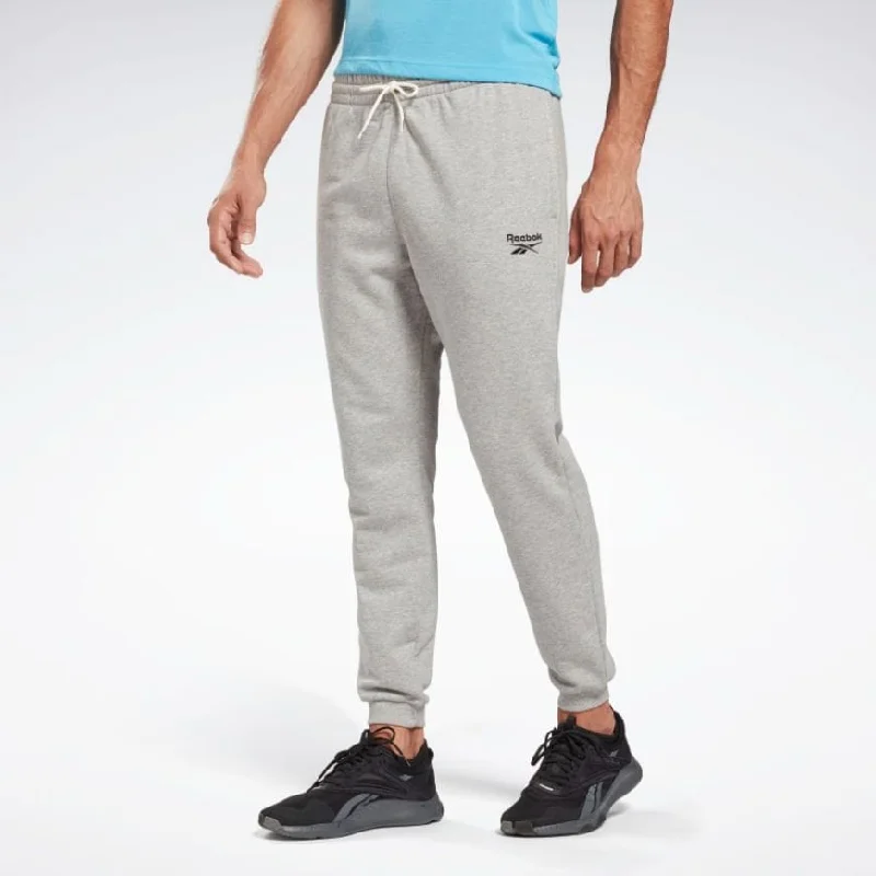 Retro 70s Flare Pants-Reebok Identity Men Training Pant Grey