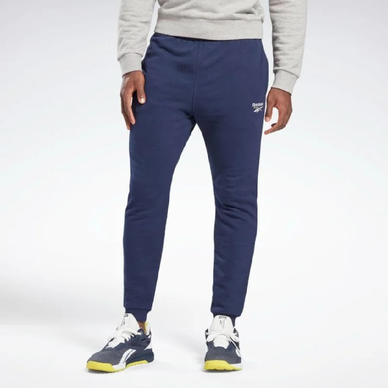 Loose Fit Relaxed Pants-Reebok Identity Men Training Pant Navy