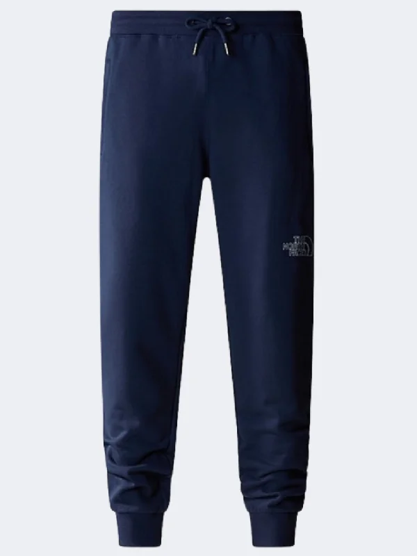 Cool Urban Streetwear Pants-The North Face Drew Peak Men Lifestyle Pant Summit Navy