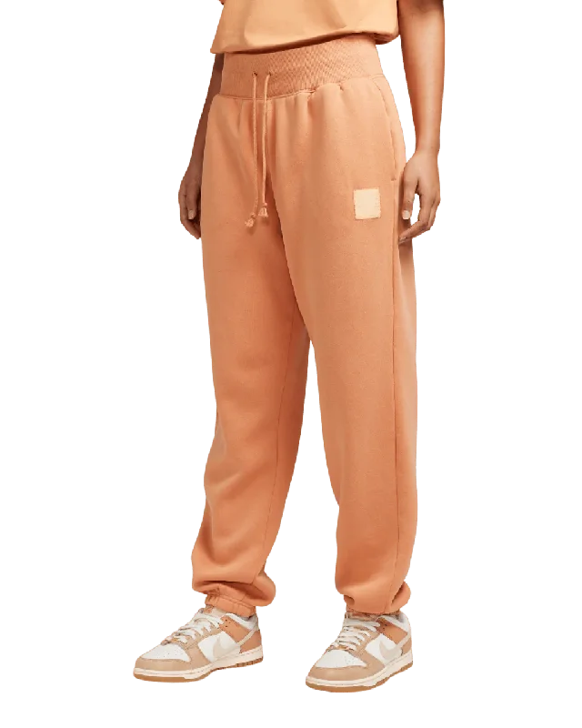 Sporty Zip-Off Convertible Pants-Women's Fleece High-Waisted Oversized Sweatpants (FN7367-225)